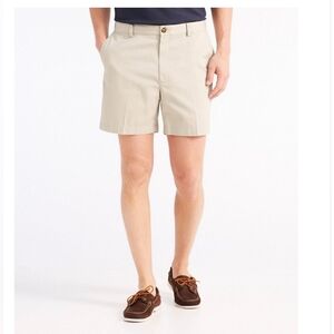 LL. Bean Men's Wrinkle-Free Double L® Chino‎ Short, Natural Fit  6"